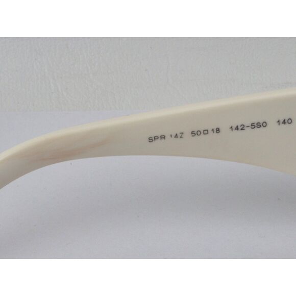 Prada SPR 14ZS White/Dark Grey (1425/S0) Triangle Logo Sunglasses main image 6